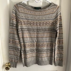 Lauren Ralph Lauren Wool Blend Sweater Size S NWT